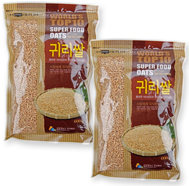 [이잡곡이다] 귀리쌀 600g x 2봉, 2개