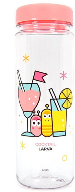 라바 보틀 (아이콘 에코젠 보틀 핑크 1개), 1개, 500ml