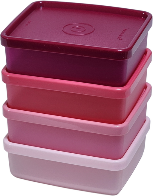 타파웨어 미니 사각 냉장기 140ml 4P 세트