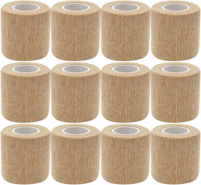 헬로제인 자가점착식 탄력보호대 (부직포), 12개