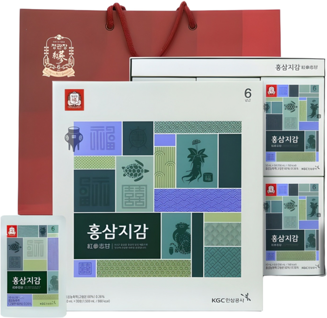 정관장 홍삼지감 + 쇼핑백, 30개, 50ml