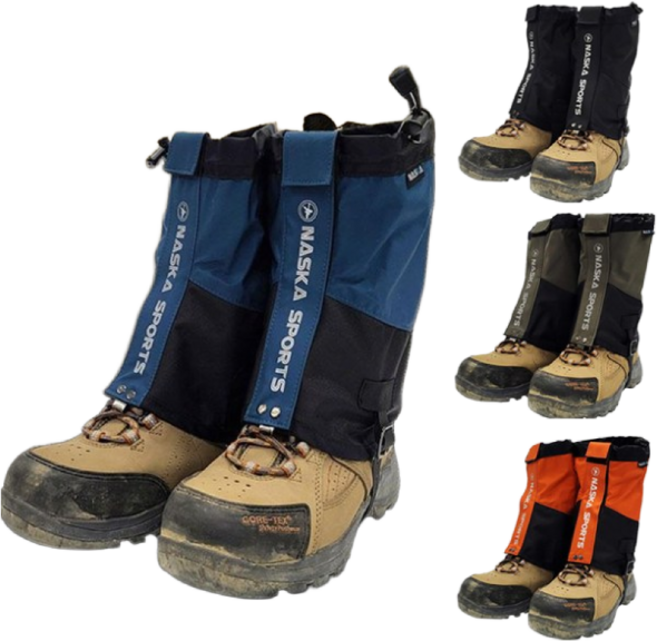 (주)에이스샵 국내생산 스패츠 숏 스패츠(파우치포함) 등산스패츠 4계절 발토시 발목스패츠, 나스카(숏-카키)