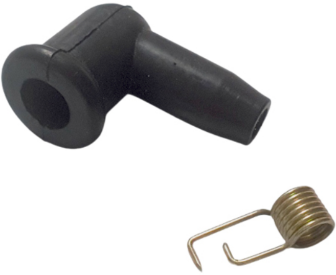 예초기 호환용 점화 플러그 캡 스파크 플러그 고무 커버 예초기부품, 1개