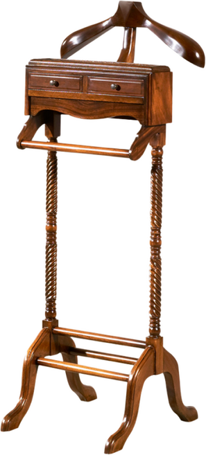 유캐슬 마호가니 엔틱 원목 양복걸이_착불배송, 단품