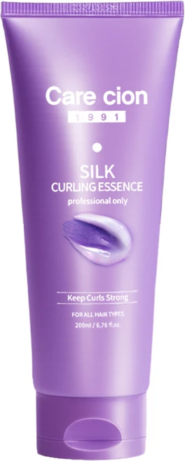 케어시온 1991 헤어샵 전문가용 전문케어 손상모 홈케어 실크 컬링 헤어 에센스, 1개, 200ml - 쿠팡