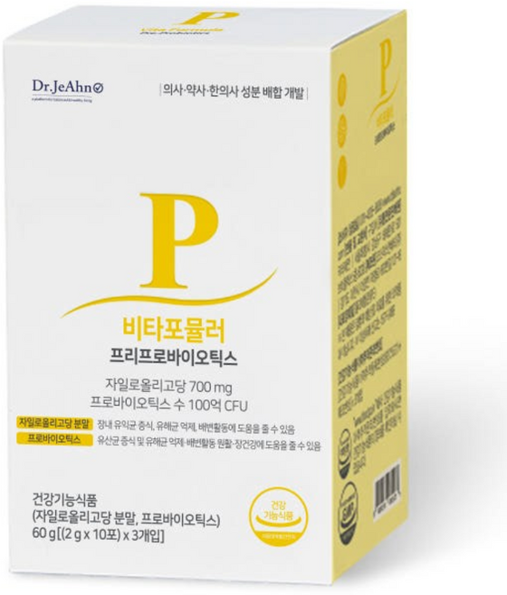 닥터제안 비타포뮬러 프리 프로 유산균 1개월 100억 2gx30포 자일로올리고당 신바이오틱스, 30회분, 1개