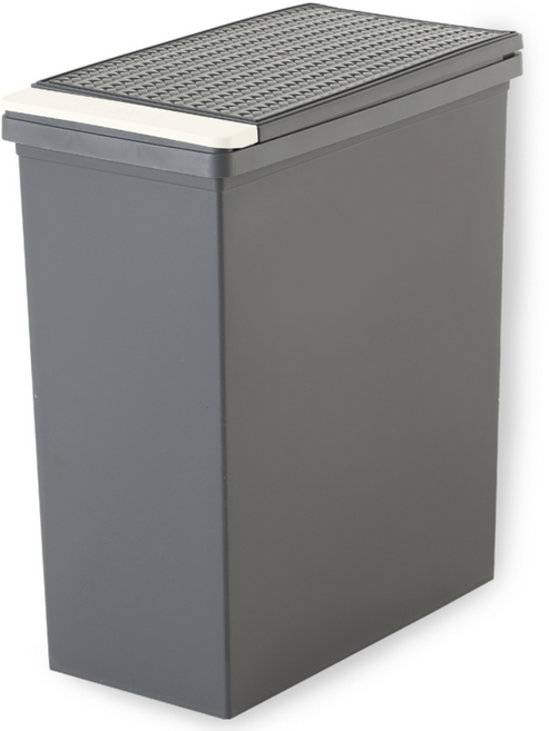 가정용 재활용 분리수거함 40L 45L 50L 휴지통 상업용 쓰레기통 업소용, 그레이, 베이직팝업 45L, 1개
