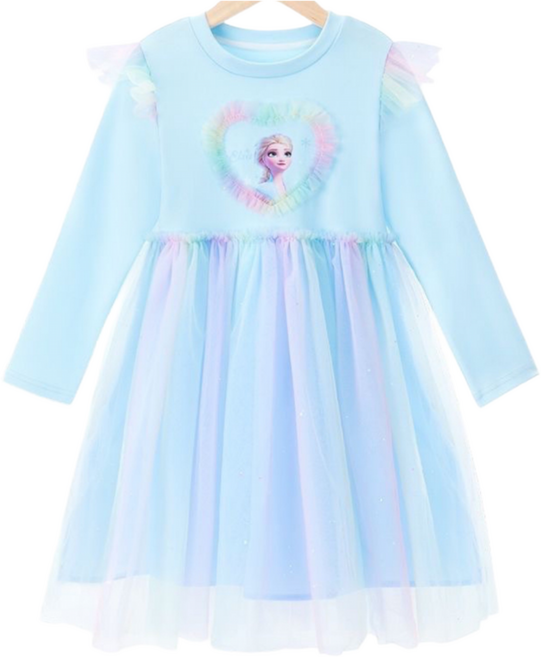 겨울왕국 엘사 드레스 샤스커트 여아 레이스 원피스