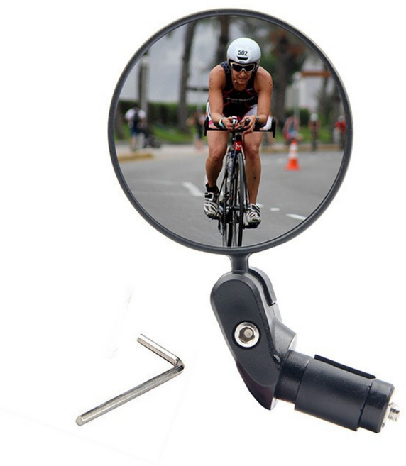 [티케이샵] 사각지대 사고예방 자전거 핸들 사이드 미러 2p 1세트