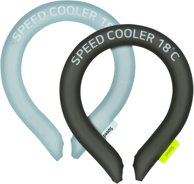 스피드쿨러 얼음목걸이 넥쿨러 친환경쿨러 2개, 블루