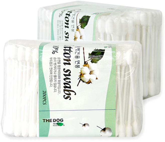 더독 애견용 면봉, 200개입, 2개