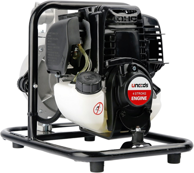 UN-TG001 유니즈 4행정 1인치 1.5마력 양수기 펌프 농업용 소형워터배수펌프호스 가정용수중워터펌프, 기본구성세트UN-TG001, 1개