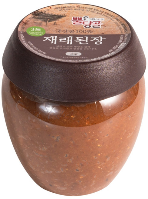 고집스런 맛 뿔당골 국산콩 재래 된장, 1kg, 1개