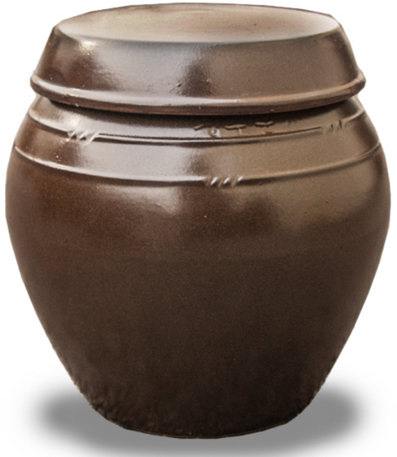 장수옹기 숨쉬는 옹기 항아리 소금 오미자 막걸리 된장 장독대, 1개