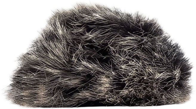 유트렌드 핀마이크 퍼 윈드스크린 8mm 10mm 블랙 믹스, 1개, UWF10BP