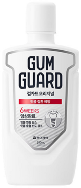 검가드 오리지널 구강청결제, 380ml, 6개