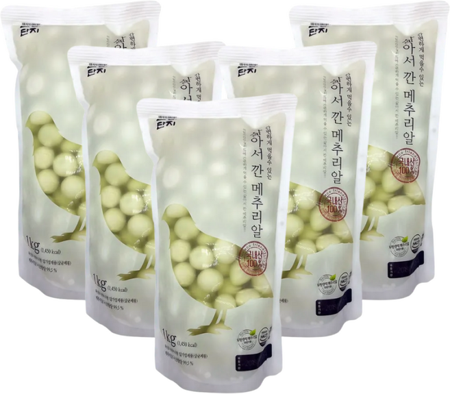 [반찬단지플러스] 반찬단지 깐메추리알, 5개, 1kg