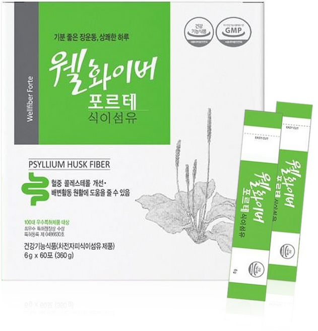 웰화이버 포르테 6g 60포, 360g, 1박스