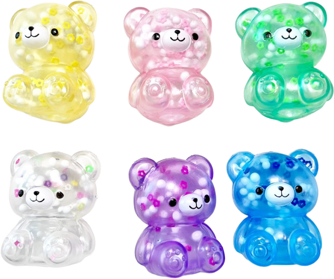 UB toy 곰돌이 말랑이 8cm, 12개, 모든색상