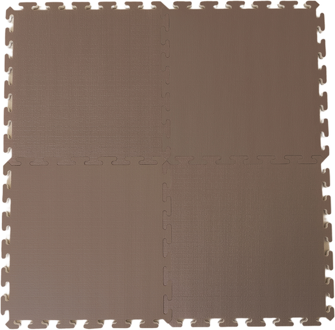 롤베이비 셀프시공 PVC 퍼즐매트, 차콜, 8개