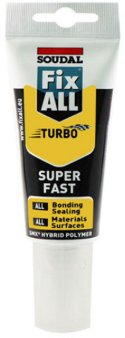 수달 픽스올 터보 목재 금속 타일 빠른 접착 틈새 보수 강력접착 실리콘 튜브형 125ml 백색, 1개