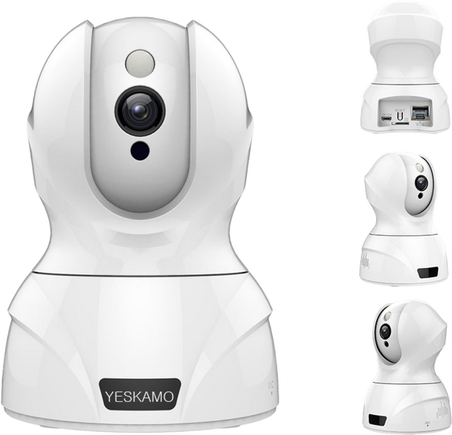 YESKAMO 예스카모 고화질 실내외용 무선 홈 IP CCTV 카메라, KR-826-5M-Bai-선택9