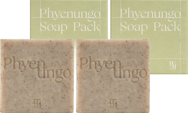 방방곳곳 편운고 비누팩, 100g, 2개입