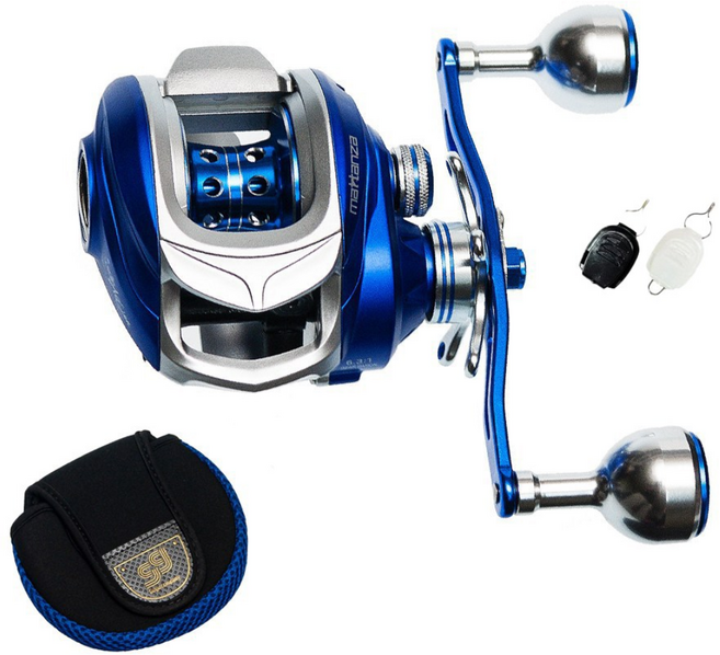 마탄자 / 보트 액션 세트 / 갑오징어 쭈꾸미 문어 / 선상 베이트 릴 / 릴 케이스 라인스토퍼 증정 / 좌핸들 / 우핸들, LH 좌핸들 6.3:1, 혼합색상