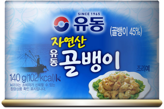 유동 자연산 골뱅이, 140g, 30개