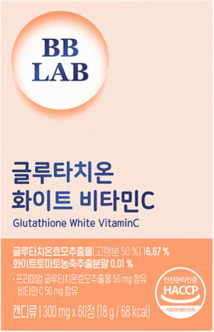 비비랩 글루타치온 화이트 비타민C, 60정, 1개 - 쿠팡