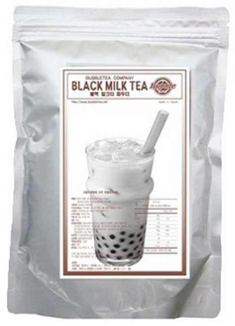아이버블티 버블티재료 타피오카펄 버블티파우더 버블티, 500g, 1개입, 1개, 6.버블티파우더 블랙밀크티(아쌈)