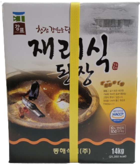 강표 재래식 된장14kg / 한식 업소용 대용량, 1개, 14kg