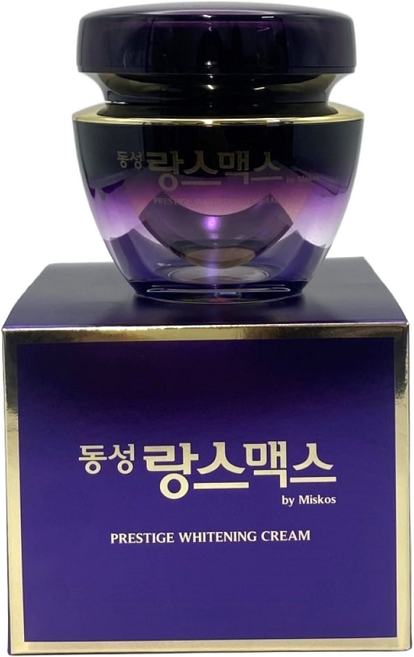 동성제약 랑스맥스 프레스티지 화이트닝 크림 50g 데이크림, 1개