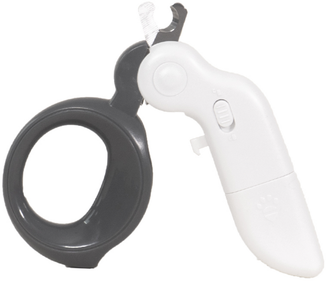 정글몬스터 반려동물 이지컷 LED 네일 클리퍼, 혼합색상, 1개