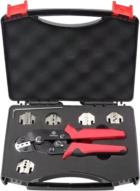 터미널 압착기 pg 슬리브 압착단자 커넥터 전기단자 다용도 압착공구, 다용도압착기 키트세트, 1개