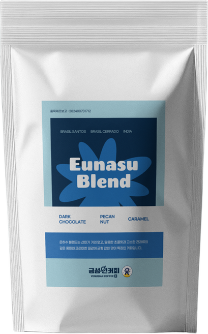 금성인커피 은하수 블랜드 산미없고 고소한 초코릿 커피원두, 1kg, 1개, 홀빈(분쇄안함)