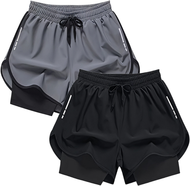 도도미아 투인원 일체형 레깅스 반바지 1+1