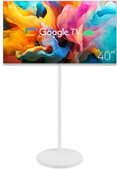 무빙큐빅스 스마트 40인치 삼탠바이미 화이트에디션 SET 이동식 tv 거치대 스탠바이미 삼텐바이미 중소바이미, GTNB401FHD11(화이트), 스탠드형, 고객직접설치