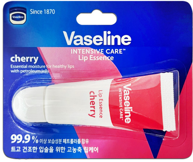 바세린 인텐시브 케어 립 에센스, 체리, 10ml, 2개