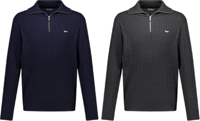 [울시] 남성 울혼방 니트풀오버 골프니트 골프스웨터 골프이너웨어 골프 남성 니트