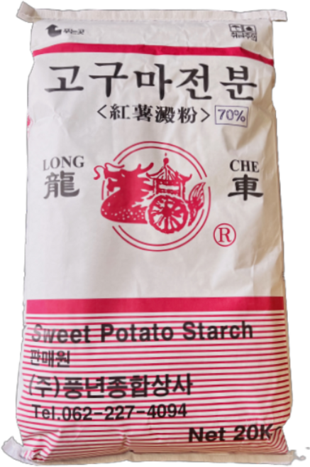 용차 고구마전분 70% 분말 20kg, 1개