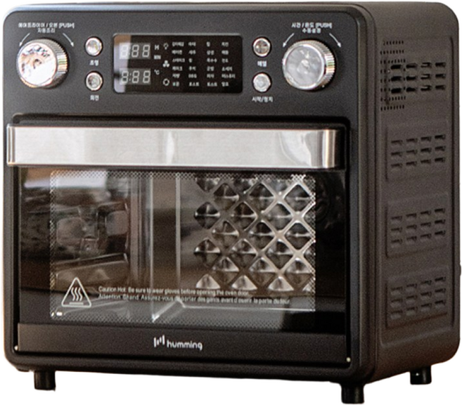 허밍 올스텐 오븐 에어프라이어 16L 블랙 HMK-AO2201B