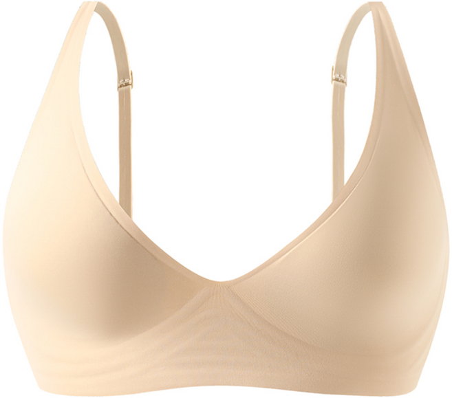 [길복트레이드 주식회사](4컬러)S~2XL여성 란제리아브라 인견 노와이어 풀커버 몰드 브라 여성브라 브래지어 여성 패드 일체형 심리스 릴렉스 브라탑 컵 프리미엄 저중심 볼륨브라