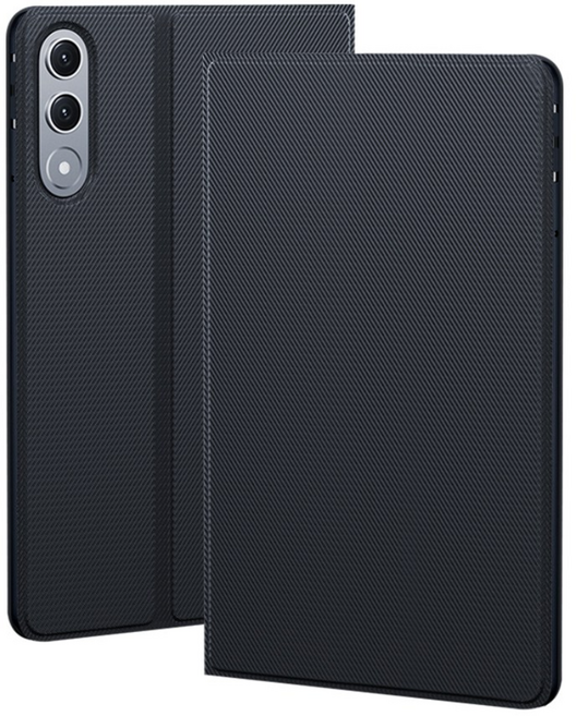 스냅케이스 레노버 요가탭 11.1 Ai / 샤오신패드 프로 GT 케이스 가죽 북커버, 카본블랙, 1개