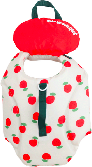 에이미러브즈펫 반려동물 나만믿개 구명조끼, 사과, 1개