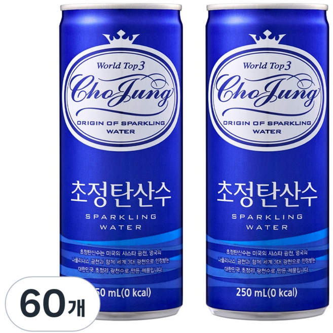 초정탄산수, 250ml, 60개