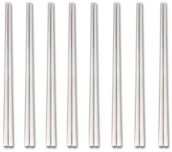 라온누리 심플 성인 젓가락, 젓가락 8개, 8개
