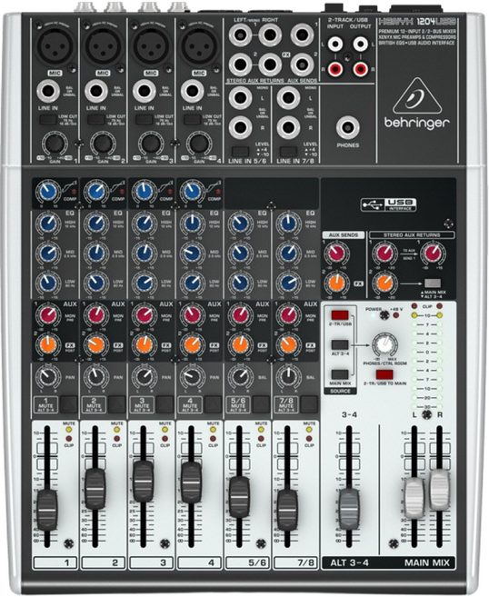 베링거 XENYX 1204USB / 아날로그 믹서, BEHRINGER 1204USB