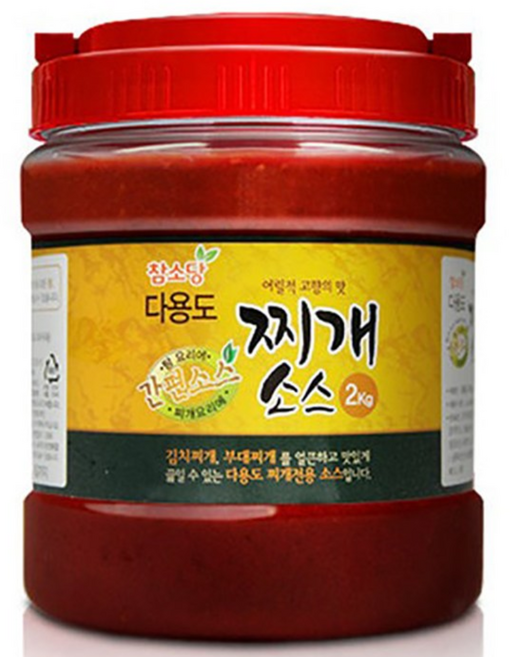 참소당 찌개소스2kg / 김치찌개 부대찌개 등 찌개양념, 1개, 2kg
