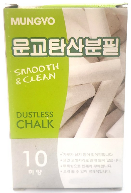 문교 분필 (10입 1갑) / 애완 달팽이 패각 탄산 칼슘 보충, 100g, 1개